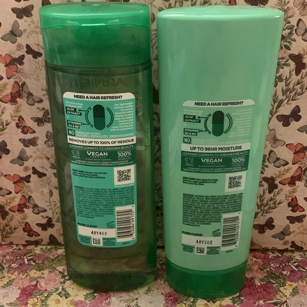 Garnier Fructis pure clean shampoo and conditioner - Picture 2 of 2